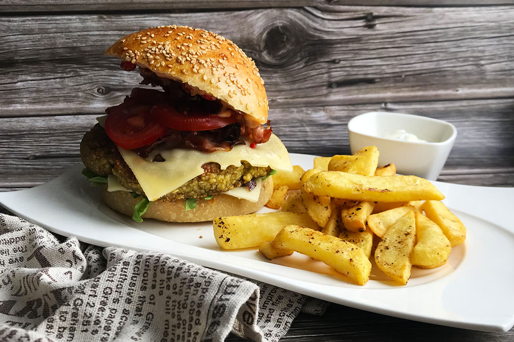 Burger žemle z kvásku