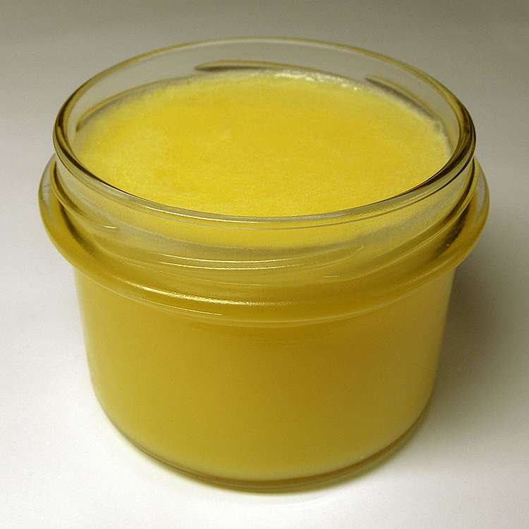 Ghee - výsledný produkt